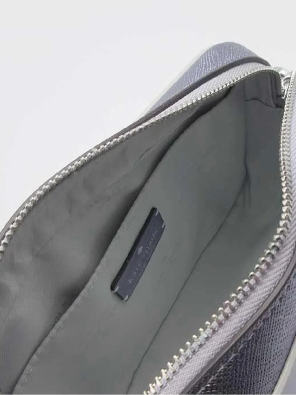 kate spade authentic camera bag Lavender Embossed Cosmetic Case